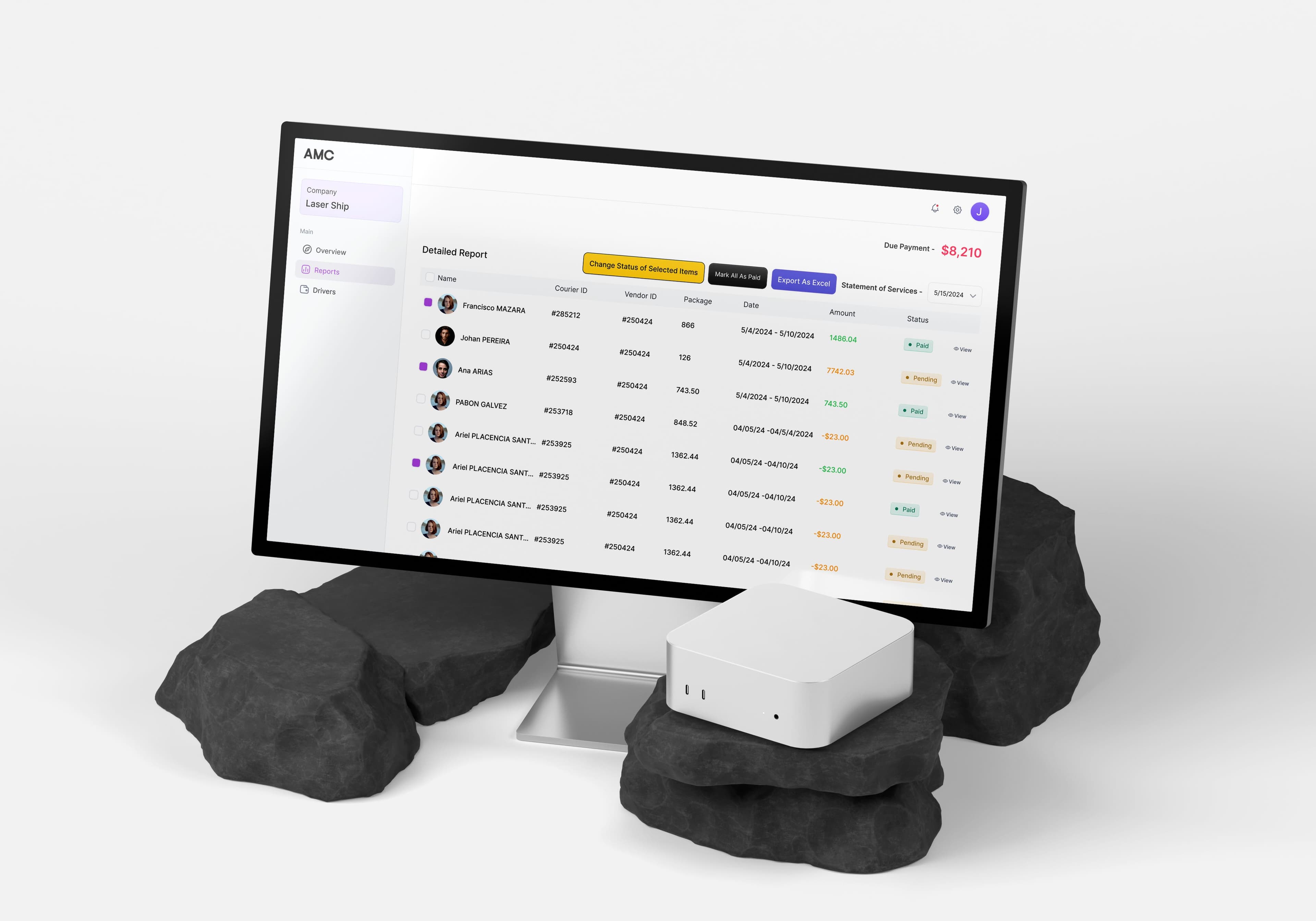 Courier and Payroll Management Software